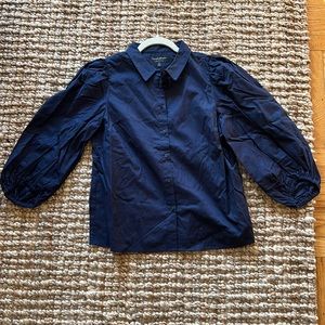 Banana Republic Puff Sleeve Button-down Blouse